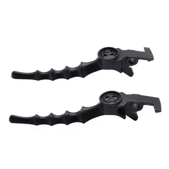 Универсальный хромированный мотоциклетный руль пара гидравлических тормозных рычагов сцепления универсальный модный Череп