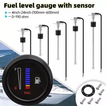 Универсальный измеритель уровня топлива с датчиком уровня топлива 0-190 Ом, подходит для измерения уровня масляного бака для лодки
