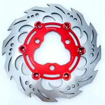 Универсальный Электрический мотоцикл плавающий диск 220 мм * 70 мм тормозной диск для Yamaha Aerox Nitro BWS Zuma RSZ JOG Force M3 N1s