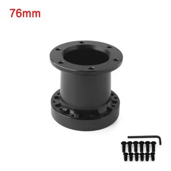 Универсальный Комплект Адаптеров Для Ступицы Рулевого Колеса, Проставки 12/51/76/101 Мм, Черная Шайба Для Ступицы Рулевого Ко...