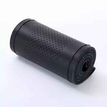 Универсальный кожаный чехол для шитья рулевого колеса автомобиля, подходит для 38 см 14 DIY автомобильный чехол на руль автомобильные аксессуары