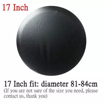 Универсальный Кожаный Чехол Для Запасного Колеса 13-17 Дюймов, Пылезащитный Водонепроницаемый Чехол Для Автомобильных Колес