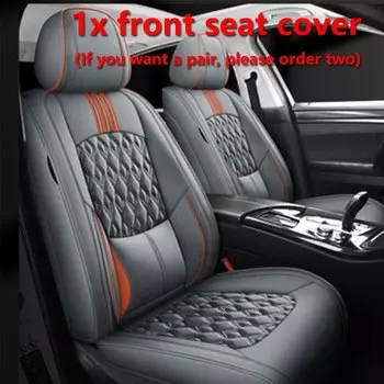 Универсальный кожаный чехол на автомобильное сиденье для Honda Civic City CRV CRZ Accord Elysion Fit Jade Jazz Передняя Задняя подушка автомобильные аксессуары