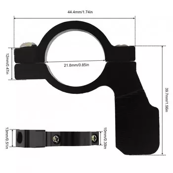 Универсальный кронштейн для зеркала заднего вида мотоцикла адаптер держатель зажим винт CNC алюминий 22 мм руль мотоцикла