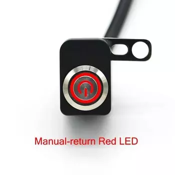 Универсальный LED-переключатель велосипедный переключатель/противотуманных фасветильник для мотоцикла/Motorola, устанавливается на руль, водонепроницаемый, 12 В постоянного тока