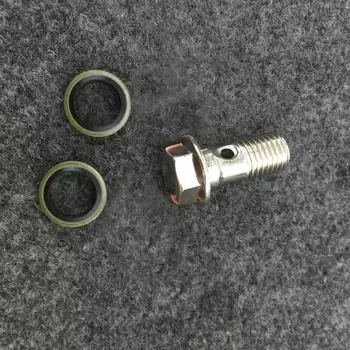 Универсальный M10 x 1,25 мм мотоцикл главный тормозной цилиндр Масляный шланг винт банджо болт трубка трубные болты для Honda Suzuki Yamaha BMW