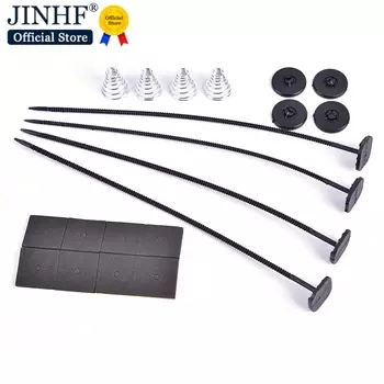 Универсальный монтажный комплект для вентилятора радиатора, комплект ремней для крепления на веере радиатора, пластиковые детали для крепления на молнии