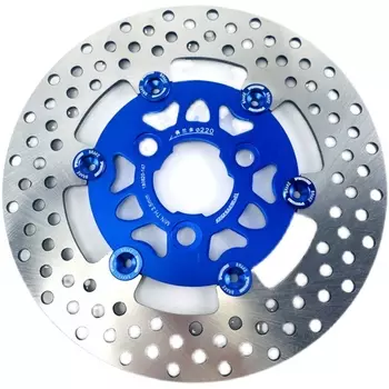 Универсальный мотоцикл с ЧПУ, 3 отверстия, 220 мм * 57 мм, плавающий дисковый тормозной диск для Honda Yamaha Cygnus-Z Rsz Jog Force Niu Scooter