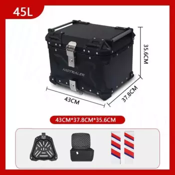 Универсальный мотоциклетный алюминиевый задний багажник 36 л/45 л/55 л с водонепроницаемым хвостовым ящиком для хранения X для BMW R1200R R1200S