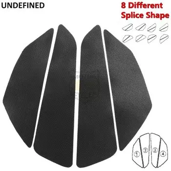 Универсальный мотоциклетный бак, тяговая боковая накладка, газовая наколенница, защитная наклейка, резиновые наклейки для Honda Yamaha Suzuki CB CBR Moto