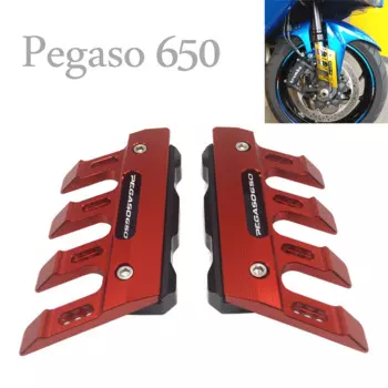 Универсальный мотоциклетный брызговик для Aprilia Pegaso 650, боковая защита, крепление, амортизатор, крышка переднего крыла, противоударный слайдер