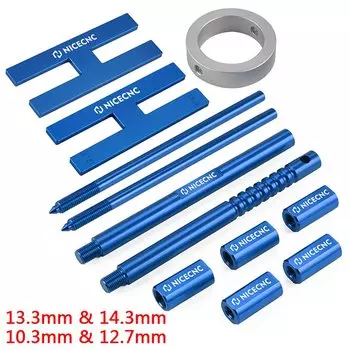 Универсальный мотоциклетный демпфер вилки, инструмент для удержания вилки, пружинный компрессор, инструмент для подвески, инструмент для прокачки вилки, комплект для ремонта вилки