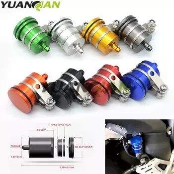Универсальный мотоциклетный резервуар для тормозной жидкости CNC, муфта, бак сцепления, масляная жидкость, аксессуары для мотоциклов 390 200