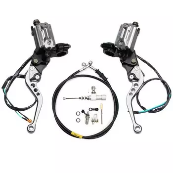 Универсальный мотоциклетный тормозной насос 22 мм, ручка рычага, гидравлический насос сцепления, главный цилиндр, гоночный шланг для Yamaha Kawasaki HONDA