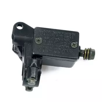 Универсальный мотоциклетный тормозной насос кузов Серебряный тормозной главный цилиндр для Kawasaki Ninja Yamaha Honda подходит для большинства скутеров