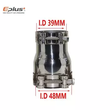 Универсальный переходник-переходник из нержавеющей стали разного размера от 39 мм до 54 мм, глушитель выхлопной трубы мотоцикла, соединение сварной трубы