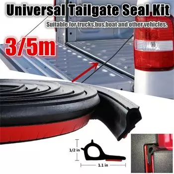 Универсальный пикап 3/5 м, резиновый клейкий уплотнитель для зачистки задней двери