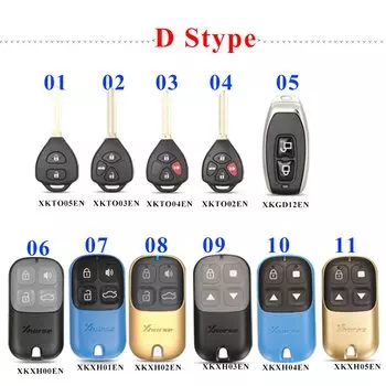 Универсальный Проводной Дистанционный Автомобильный Ключ Xhorse VVDI Серии XK XKKF02EN XKKF03EN XKMQB1EN XKKF20EN XKTO10EN XK...