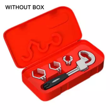 Универсальный Регулируемый двухсторонний ключ, многофункциональный гаечный ключ для раковины и ванной, Сантехнический ключ для труб, ручной инструмент для ремонта ванной и кухни