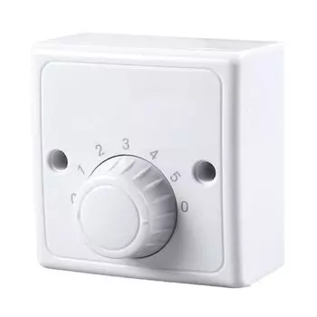 Универсальный Регулируемый настенный регулятор скорости вентилятора, 220 В