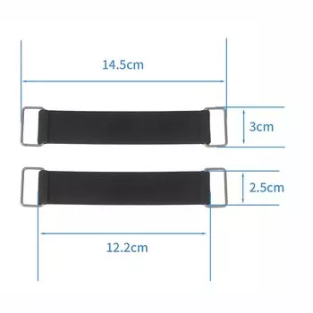 Универсальный резиновый ремешок для аккумулятора мотоцикла, держатель для ремня, 2 шт. для DUCATI, Honda, Suzuki, BMW, KAWASAKI, YAMAHA