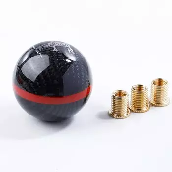 Универсальный ручной/автоматический Сферический рычаг переключения передач из углеродного волокна Mugen 5/6 скоростей для Honda Acura Civic