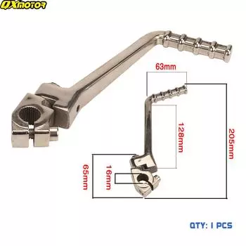 Универсальный рычаг стартера из нержавеющей стали 13/16 мм для 50 70 110 125 140 150 160 куб.см Kayo Apollo Bosuer SSR SDG Dirt Pit Bike