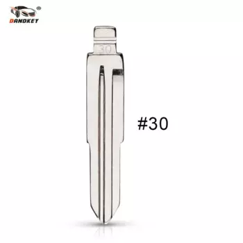 Универсальный складной автомобильный ключ Dandkey, пустой необрезанный лезвие 30, # No 30 для CMC Junjie Galena Sceo Daewoo Matrix хромированная медь