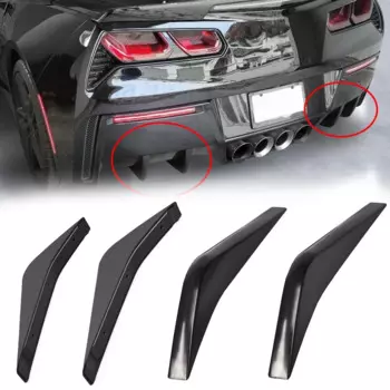 Универсальный Спойлер для автомобиля, 4 шт., задний спойлер для Chevrolet Corvette C7 2014-2019