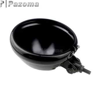 Универсальный стальной светодиодный фонарь 5,75 дюйма для Harley Dyna FXD Sportster XL1200 XL833 Custom Moto 5-3/4 "корпус фары