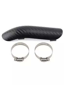 Универсальный тепловой экран для выхлопной трубы мотоцикла, защитный чехол для глушителя, защита для Harley, Honda, Yamaha, Kawasaki, BMW, измельчитель на заказ