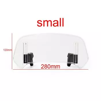 Универсальный удлинитель лобового стекла мотоцикла, регулируемый спойлер, зажим, дефлектор ветрового стекла для BMW KAWASAKI YAMAHA HONDA SUZUKI