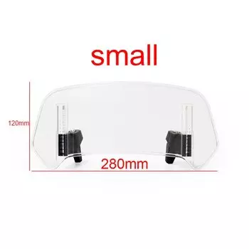 Универсальный удлинитель лобового стекла мотоцикла, регулируемый спойлер, дефлектор ветрового стекла, подходит для всех моделей мотоциклов