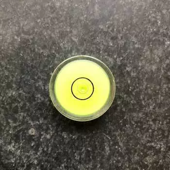 Универсальный Уровень QASE, 5 шт./лот, Круглый пузырьковый уровень, пластиковый, Круглый пузырь пузырьковый уровень, размер 25*10 мм