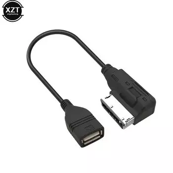 Универсальный USB AUX кабель 35 см, музыкальный MDI MMI AMI на USB, внутренний интерфейс, аудио AUX адаптер, провод передачи данных для AUDI A3 A4 A5 A6 Q5