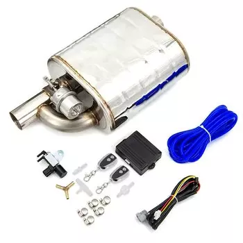 Универсальный вакуумный клапан глушителя выхлопной системы 2 дюйма, 2,5 дюйма, 3 дюйма с беспроводным пультом дистанционного управления