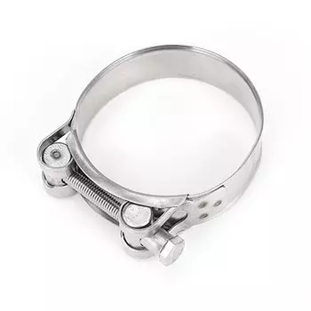 Универсальный выхлопной зажим, выхлопной глушитель из нержавеющей стали 304, зажим для глушителя мотоцикла, без застежки, несколько размеров