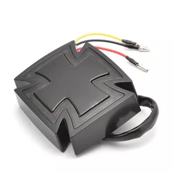 Универсальный задний фонарь для мотоцикла, светодиодный стоп-сигнал, мальтийский крест, подсветка номерного знака для мотокросса для Harley Chopper Bobber Cafe Racer