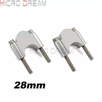 Универсальный зажим для руля мотоцикла с ЧПУ 7/8 "или 1 1/8" 28/22 мм для BMW Suzuki Honda Yamaha ATV Скутер 30 мм Rise