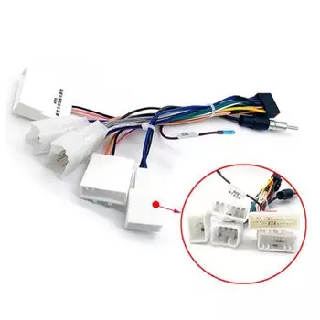 Универсальный женский жгут проводов автомобильный адаптер для радио разъем проводной штекер для Toyota Camry Corolla RAV4 Yaris 2004 +