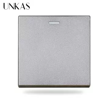 UNKAS Переключатель 1-4 клавиши серый