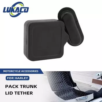 Упаковка крышки багажника троса мотоцикла черный для Harley Touring Ultra Electra Street Glide Road King FLH/T FLHX FLHR FLHTK 1996-up