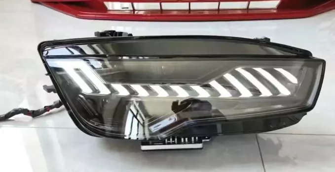 Обновленная фара Full LED 2024, стиль RS7, фара с динамическим Plug and Play для Audi A7, фара 2011-2018 гг.
