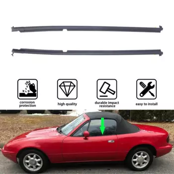Уплотнитель для стекла левой и правой двери для Mazda Miata 1990-1997 1999-2005, 2 шт.
