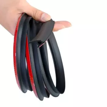 Уплотнительная лента для автомобильной двери, уплотнитель для защиты от пыли, резиновые дверные уплотнители для автомобиля типа P, уплотнительная лента для шумоизоляции, автомобильные аксессуары