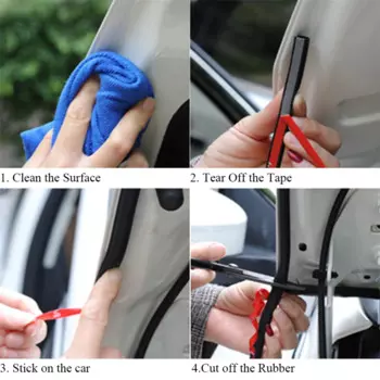 Уплотнительная лента для двери автомобиля, 5 м