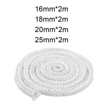 Уплотнительная прокладка из стекловолокна, уплотнительная веревка для плиты, уплотнительный шнур для камина 2 метра, уплотнительная веревка для дровяной плиты, уплотнительная прокладка для дверей дровяной плиты