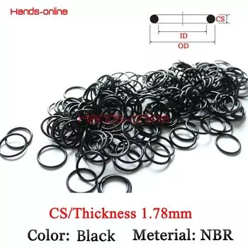 Уплотнительное кольцо из бутадиен-нитрильного каучука, толщина/CS 1,78, AS568, 004-050, уплотнительное кольцо, уплотнительное кольцо, прокладка, масло шайба прокладки