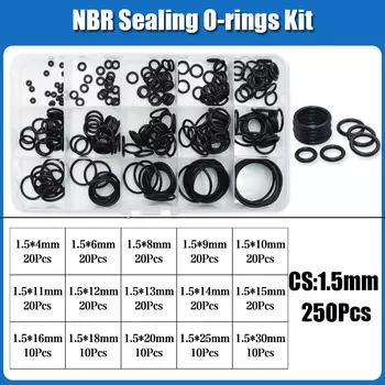 Уплотнительное кольцо NBR 1.0mm 1.5mm 2mm 2.4mm 3.1mm 4mm