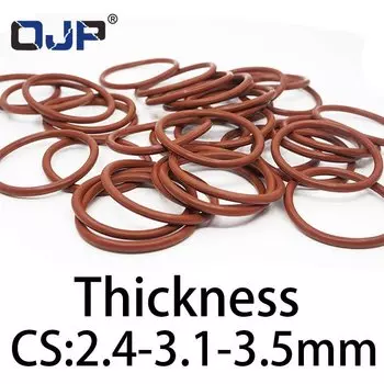 Резиновые уплотнительные кольца OJP CS FKM 2.4/3.1/3.5 мм